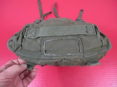 Sac Bandoulière US Army Style Vietnam (M1961) - Toile Verte - Neuf Sans Marque - Équipement Terrain