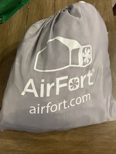 Original AirFort Kids Play Tent Gray Fort Inflates In 30 Seconds Fan Required