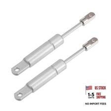 2 Pcs 4 Inch 10Ibs/45N Silver Tone Lift Supports Struts Shocks Gas Spring 10lb