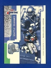 2001 Fleer Game Time Football Ricky Watters Seattle Seahawks #51