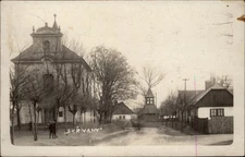 RPPC Church Skrivanov vintage postcard n247