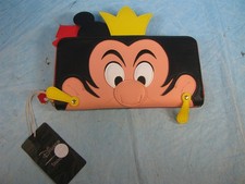 Cartera Disney Loungefly Reina de Corazones Alicia en el País de las Maravillas NUEVA CON ETIQUETAS - NUEVA