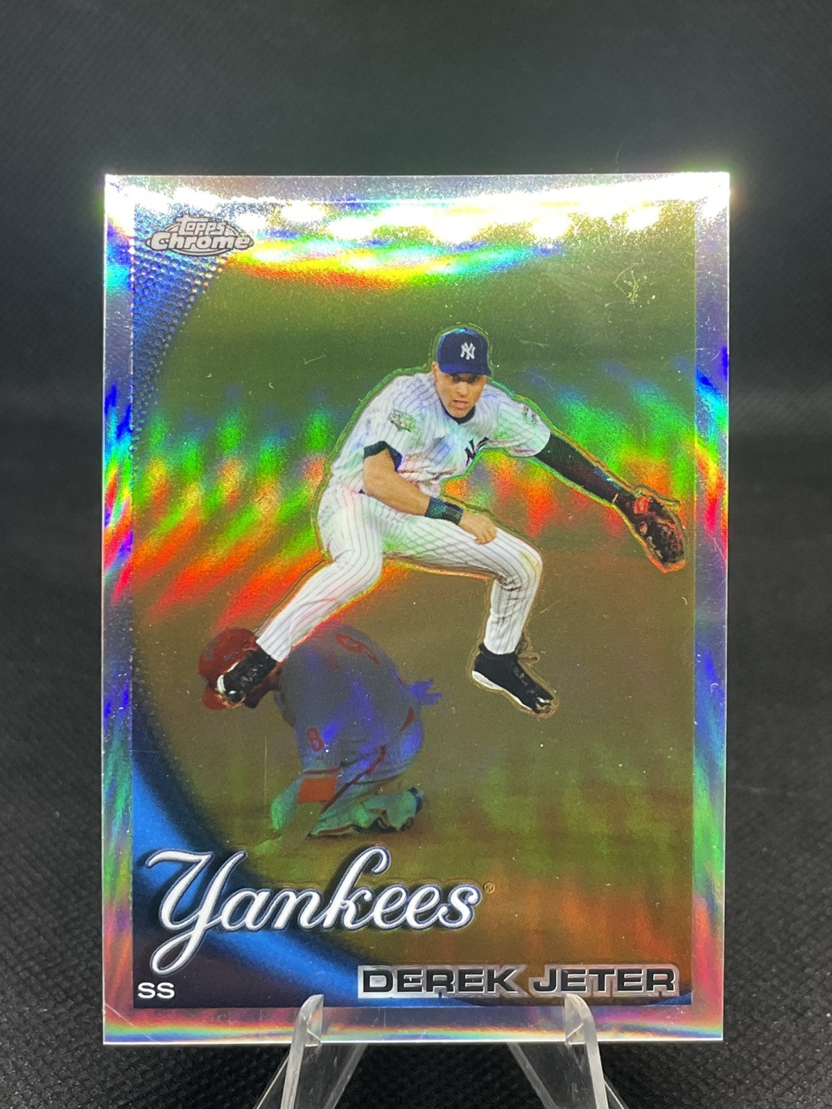 Derek Jeter 2010 Topps Chrome #165 Refractor New York Yankees 