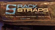 Rack Strap Surfboard Tie down Straps for Roof Rack Crossbars - 'No Scratch"