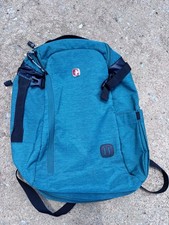 Swiss Gear Green Laptop Backpack Multiple Poc...