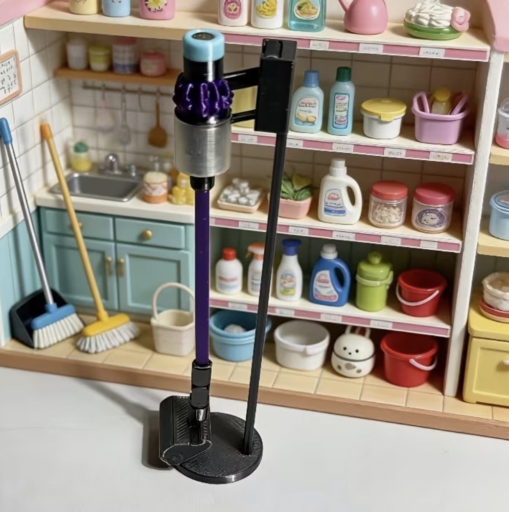 Dollhouse Miniature Vacuum Cleaner 1:12 Machine Dyson Dollhouse