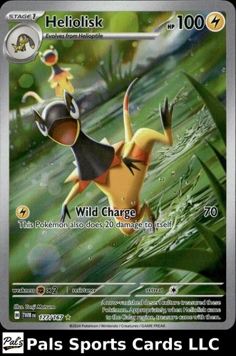 Pokémon TCG Twilight Masquerade Heliolisk TWM 177/167