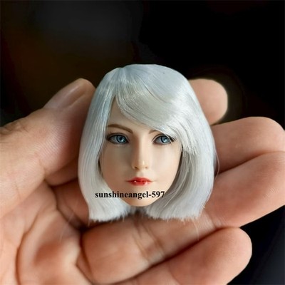VSTOYS 21XG69 1/6 Female Pale Hair Head Sculpt For 12''PH TBL Hot JIAOU Pale Body