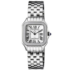 GV2 by Gevril Women's 12110B Milan Swiss Quartz Steel Diamond Watch