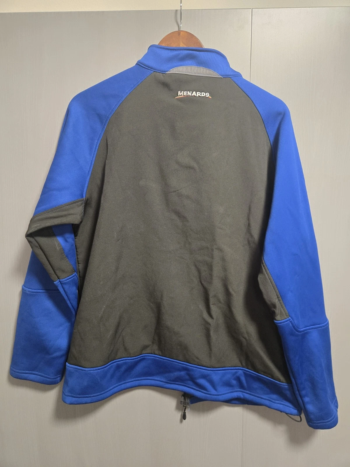 MENARDS Blue Mens L Full-Zip Active Jacket, Genuine Merchandise, Excellent image 4