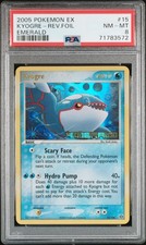 2005 POKEMON EX EMERALD #15 KYOGRE-REVERSE FOIL PSA 8 on eBay