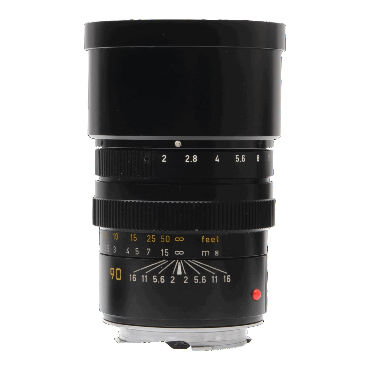 Objectif Leica M Summicron 90 Mm F2 E55 – Fabrication Canada – Occasion