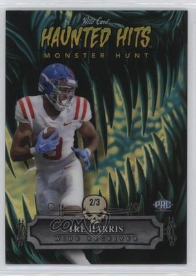 2024 Haunted Hits Monster Hunt Promo Teal Rainbow Foil 2/3 Tre Harris 0wp8