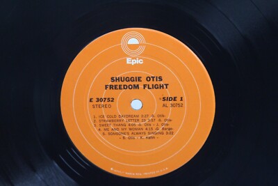 Shuggie Otis LP Vinyl Freedom Flight Epic Orange USA 1971 E 30752