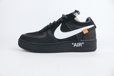 OWF Nike Air Force 1 Low Off-White Black White size US 9.5