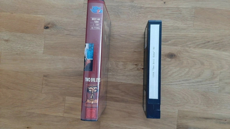 Two Evil Eyes (Dario Argento George Romero Poe Rare German Promo VHS Video 1991) - Bild 4 von 4
