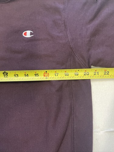 Vintage Champion Reverse Weave Sweater Purple Crew Neck Retro 90’s Mens Size S - Picture 8 of 12