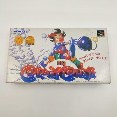 Jeu Super Famicom Kid Klown In Crazy Chase - Import Japon - Kemco - Très Bon état - Avec Boîte