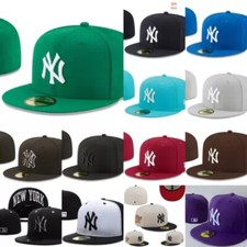 Men's New York NYY MLB Yankees Basic 59FIFTY Fitted Cap - 5950 Baseball Hat-NWT