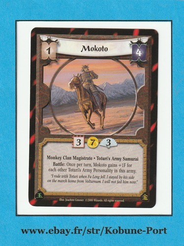 Uncommons SW Spirit Wars L5R CCG Legend of the Five Rings - Picture 23 of 31