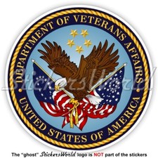 US DEPARTMENT OF VETERANS AFFAIRS Seal DVA USA VA United States 90mm Sticker