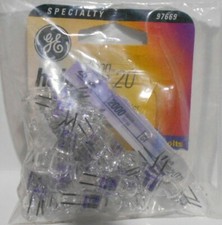 Lot of 30 GE General Electric 97669 12 V Volt 20 W Watt Light Bulbs