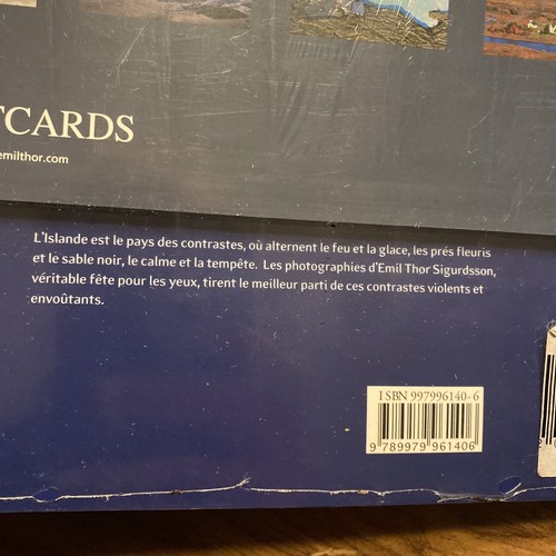 Iceland Original Book & 12 Postcards SEALED Travel Scenery Fireworks Waterfall - Imagen 6 de 14