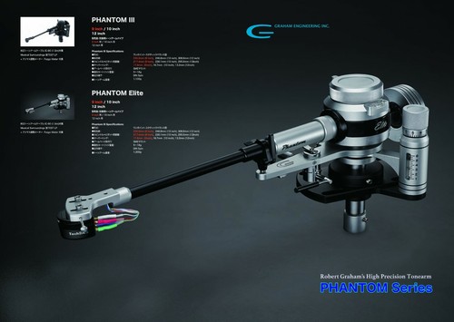 Graham Phantom III & Elite 9" Custom Designed Tonearm Alignment Protractor - Picture 2 of 7