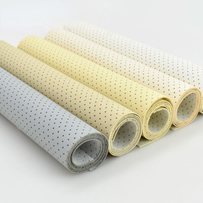 DIY Faux Leather Vinyl Fabric Perforated Sound Absorption Furniture Upholstery