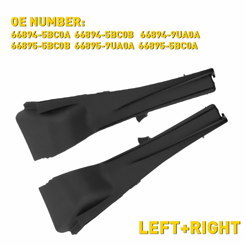 2PCS Front Corner Windshield Wiper Cowl Cover 2015-2017 Nissan Murano Replacement