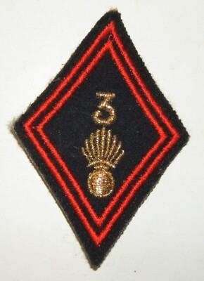 Ecusson Losange Train Officier Sur Velcro