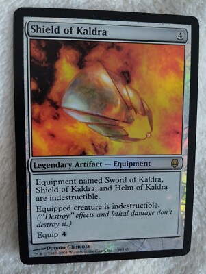 MTG SHIELD OF KALDRA FOIL ENG EXC Darksteel 2004 Legendary