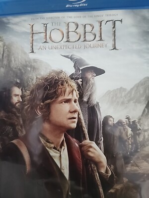 The Hobbit: An Unexpected Journey (Blu-ray + DVD, 2012) 3-Disc Set Broken Case