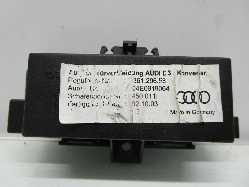 AUDI A8 QUATTRO 2004-2010 MÓDULO DE CONTROL DE LUZ PUERTA LADO CONDUCTOR TRASERO IZQUIERDO OEM Foto 2 de 4