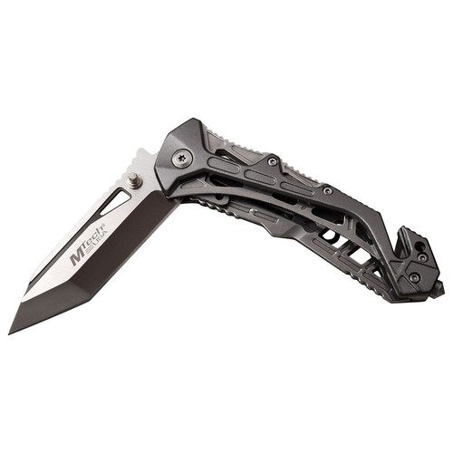 MTECH 7.75" SPRING ASSISTED TACTICAL POCKET KNIFE EDC HUNTING TANTO OUTDOORS GRY - Picture 5 of 5