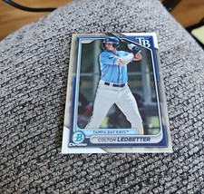 2024 Bowman Chrome Baseball Colton Ledbetter BCP-124 Tampa Bay Rays