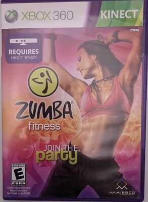 Zumba Fitness Join the Party Kinect Microsoft Xbox 360 Cib Tested and Working