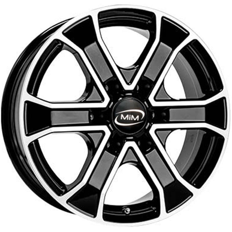 Cerchi in lega per FIAT Fullback 16" - MIM HARD BLACK POLISH