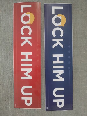 Trump Mugshot Lock Him Up Già Adesivo Per Paraurti - Foto 7