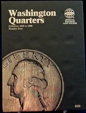 Whitman Washington Quarter #4 1988-1998 Coin Folder, Album Book  #9038
