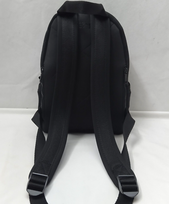 Dagne Dover Black Nylon Zipper Pockets Top Handle Backpack  display picture 1