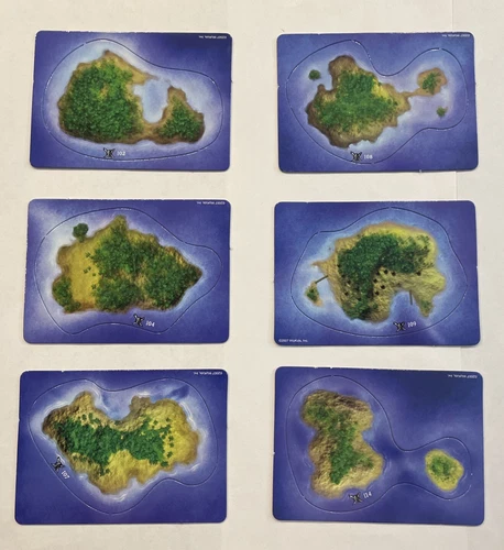 WIZKIDS PIRATES CSG WHIRLPOOL LOT (102, 104, 107, 109, 110) & FOG BANK 114