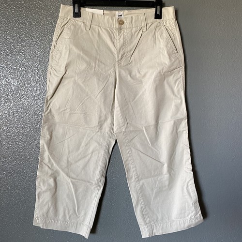 Gap Cropped Pants Womens Size 4R Wide 