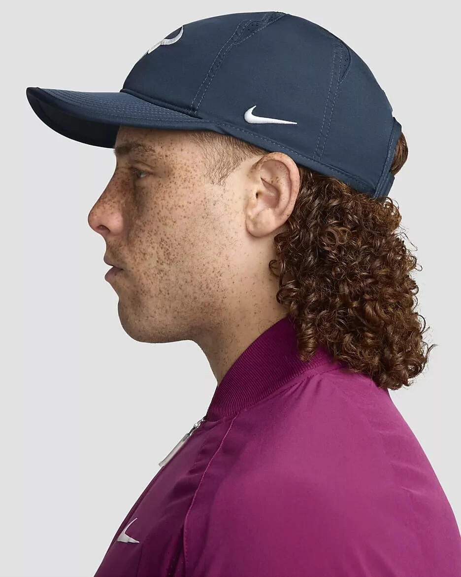 Nike Rafa Nadal Adjustable Tennis Club Cap Armory Navy White