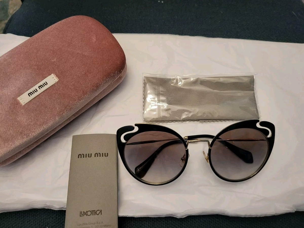 MIUMIU SMU 01YF 1AB5D1 キャットアイ MIU MIU - Cat-eye Acetate Sunglasses Miu Miu
