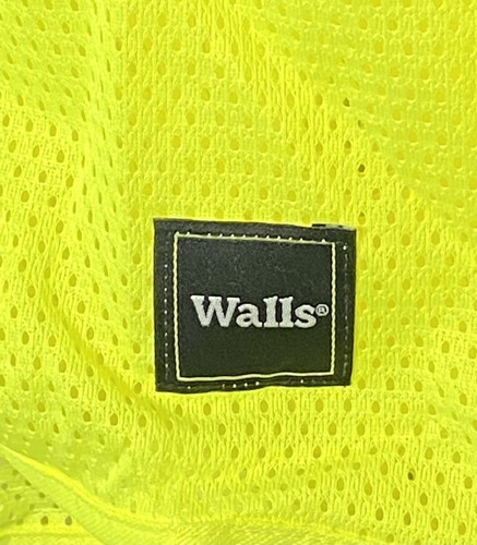 New Walls Mens Hi-Vis Yellow Reflective Safety Vest ANSI 2, Sz XL, Construction - Picture 5 of 7