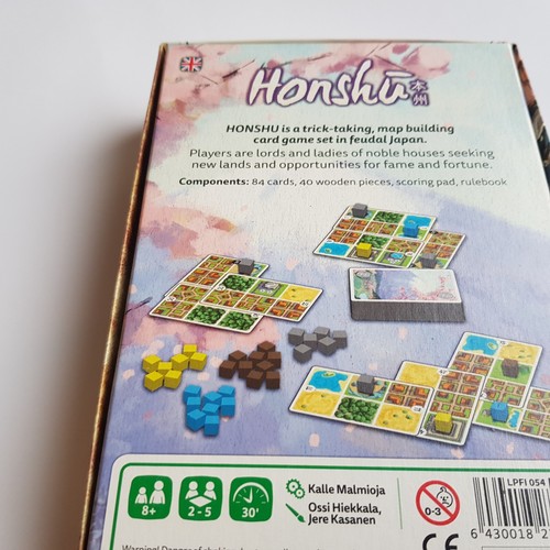 Honshu mapa juego de cartas antiguo japonés Malmioja Lautapelit Finlandia en muy buena condición - Imagen 14 de 17