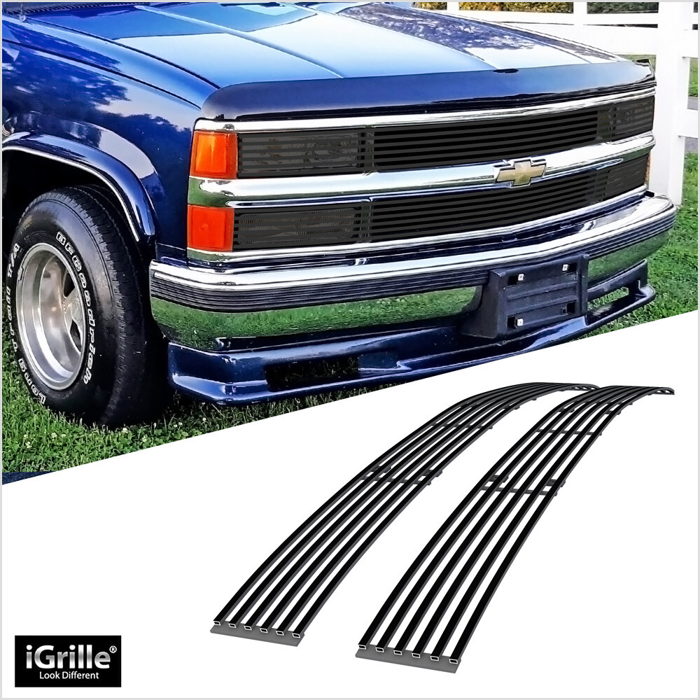 For 94-99 C/K Pickup/Suburban/Blazer/Tahoe Phantom Black Stainless 
