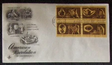 US FDC SC #1459A AMERICAN REVOLUTION BICENTENNIAL  ArtCraft 1972.