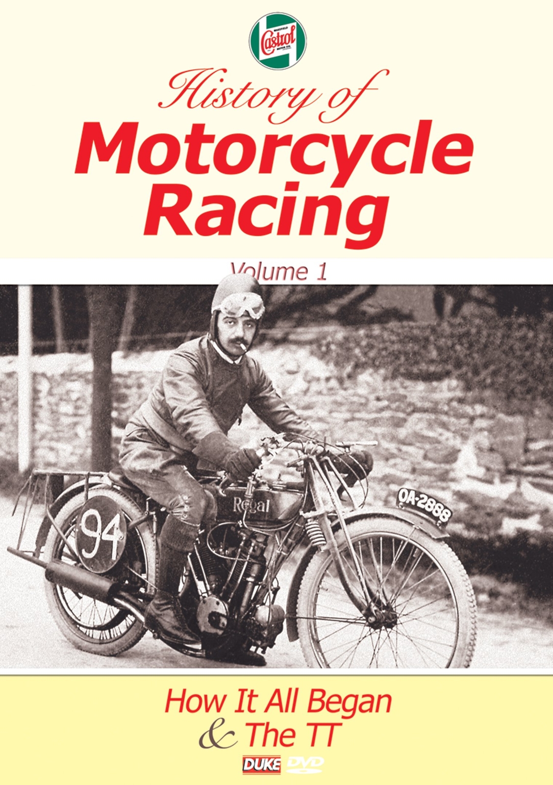 Castrol History Of Motorcycle Racing Vol. 1 (DVD) Geoff Duke